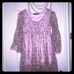 BoHo gypsy style blouse shimmery